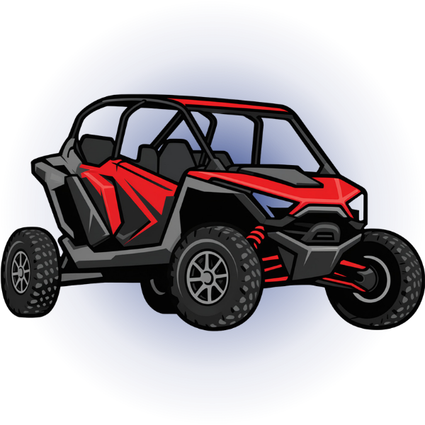3D Icon of an ATV.